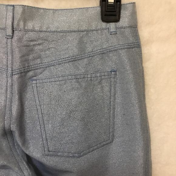 Marc Jacobs Blue Sequined Slim-Fit Jeans - Picture 10 of 10